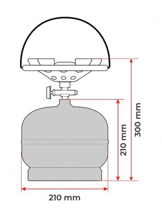 Газовый баллон с горелкой INTERTOOL GS-0005 - это надежный помощник для всех, кт. . фото 10