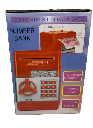 Детский сейф копилка "Number Bank" с кодовым замком и купюроприемником
Копить де. . фото 5
