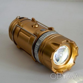 Описание Кемпинговый фонарь GSH-9699 Золотой, лампа фонарь в палатку на батарейк. . фото 1