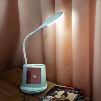 Описание 
Настольная лампа с зеркалом yw9070 и USB выходом для зарядки телефона . . фото 5