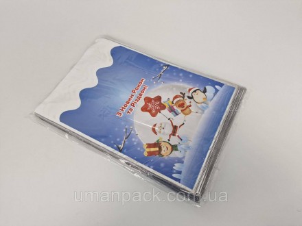 Фольгированый пакет "Новый Год" Пакеты предназначены для расфасовки конфет, шоко. . фото 3
