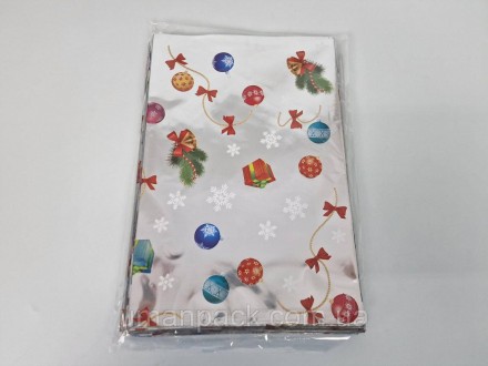 Фольгированый пакет "Новый Год" Пакеты предназначены для расфасовки конфет, шоко. . фото 3