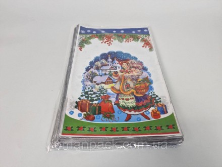 Фольгированый пакет "Новый Год" Пакеты предназначены для расфасовки конфет, шоко. . фото 2