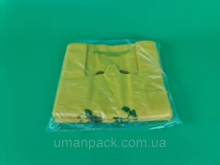 Полиэтиленовые пакеты в форме майки удобны и достаточно прочны, имеют экономичну. . фото 3