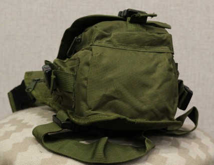 Сумка тактическая набедренная SWAT ― Удобная сумка с возможностью ношения как на. . фото 7