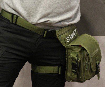 Сумка тактическая набедренная SWAT ― Удобная сумка с возможностью ношения как на. . фото 8