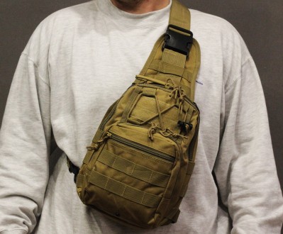 Сумка штурмовая тактическая ― сумка через плечо. Прочная и портативная, идеально. . фото 11