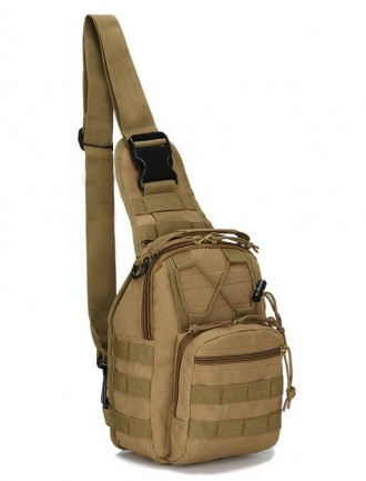 Сумка штурмовая тактическая ― сумка через плечо. Прочная и портативная, идеально. . фото 2