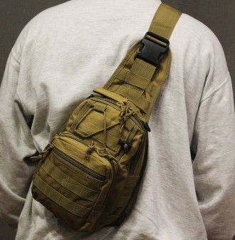 Сумка штурмовая тактическая ― сумка через плечо. Прочная и портативная, идеально. . фото 5