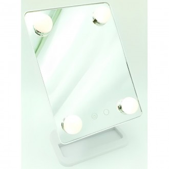Описание Компактное зеркало с подсветкой для макияжа MCH Cosmetie Mirror 360 Rot. . фото 4