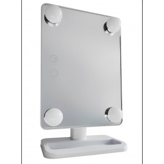 Описание Компактное зеркало с подсветкой для макияжа MCH Cosmetie Mirror 360 Rot. . фото 8