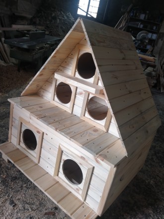 Виготовляємо хатинки для котиків
Утеплені
Ціна  від 2500. . фото 3