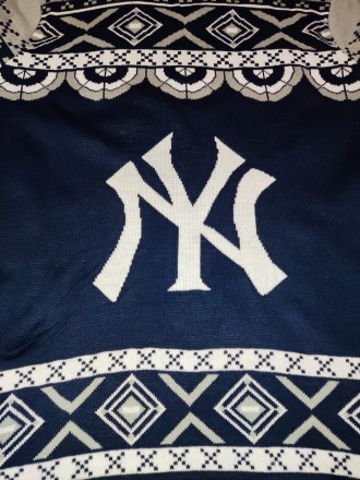 Стильный свитер Klew MLB New York Yankees, размер-XL, длина-73см, под мышками-60. . фото 8