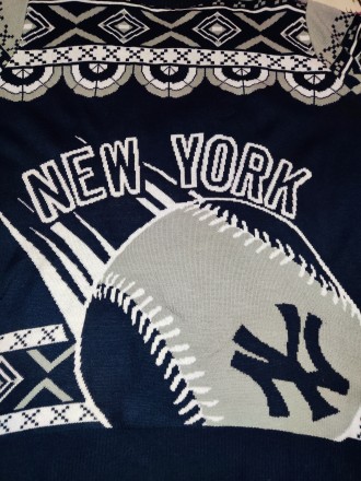 Стильный свитер Klew MLB New York Yankees, размер-XL, длина-73см, под мышками-60. . фото 7