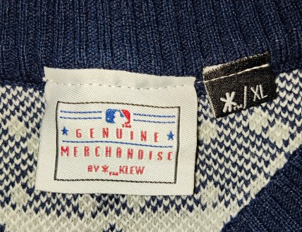 Стильный свитер Klew MLB New York Yankees, размер-XL, длина-73см, под мышками-60. . фото 10