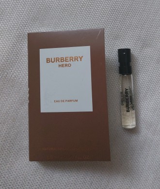 Продам новую мужскую парфюмированную воду Burberry Hero (пробник 1,5 мл). Причин. . фото 3