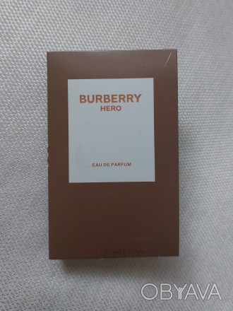 Продам новую мужскую парфюмированную воду Burberry Hero (пробник 1,5 мл). Причин. . фото 1