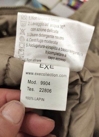 Жіноча куртка EXE. Стан ідеальний. Виробництво Італія. Розмір L-XL. Замок на кур. . фото 6