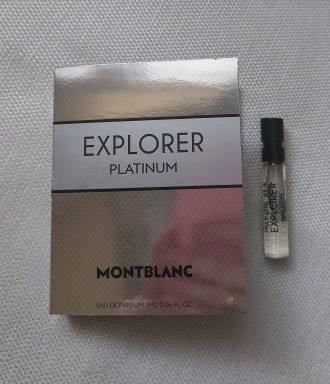 Продам новую мужскую парфюмированную воду Montblanc Explorer Platinum  (пробник . . фото 3