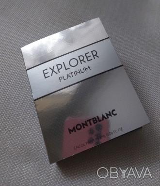 Продам новую мужскую парфюмированную воду Montblanc Explorer Platinum  (пробник . . фото 1