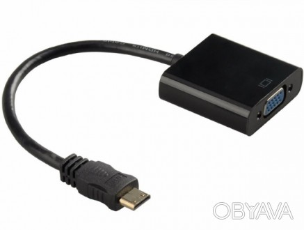 
	Этот конвертер позволяет подключить устройства с выходом micro HDMI к монитора. . фото 1