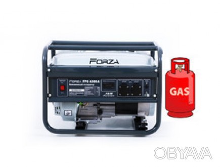 ГАЗ/Бензиновий генератор Forza FPG4500AЕ 2.8/3.0 кВт - це універсальний і надійн. . фото 1