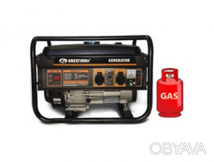 Генератор Газ/бензин GREENMAX MB3600B - це потужний інструмент, який надає стабі. . фото 1