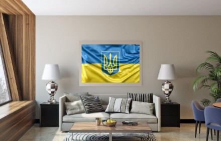 Инфракрасный обогреватель - Флаг Украины с Гербом поможет согреться холодными зи. . фото 3
