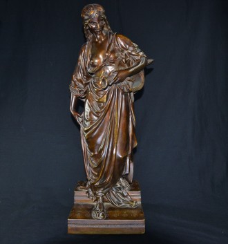 Скульптурная композиция «Саломея»
Henry DUMAIGE
Франция, конец ХІХ. . фото 2
