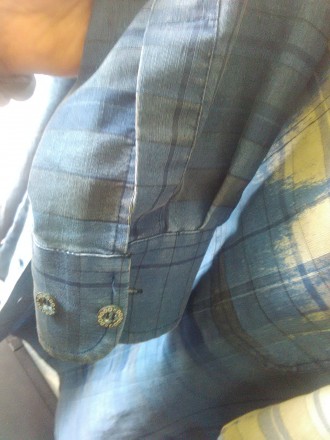 Продам джинсовую мужскую рубашку производство Турция. Состояние новой. Размер XL. . фото 5