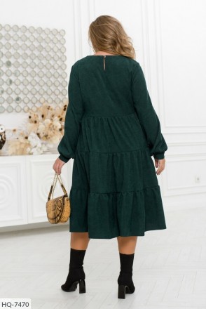 Платье HQ-7465
цвет: бордо, зеленый, графит, коричневый, светло-коричневый, темн. . фото 11