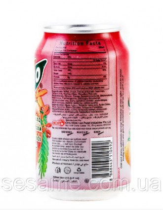 В'єтнамський безалкогольний напій Тамарінд Sagiko 320 мл (В'єтнам)-напій зі смак. . фото 4