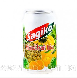 Вьетнамский напиток Микс тропических фруктов Sagiko Mixed Fruit Juice 320 мл (Вь. . фото 2