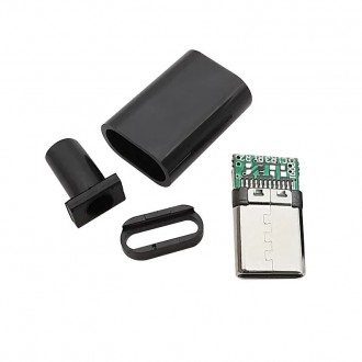USB Type-C разъём – конструктор, для ремонта и создания информационных и питающи. . фото 4