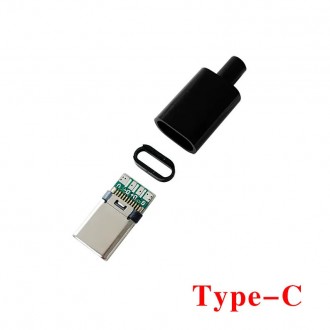 USB Type-C разъём – конструктор, для ремонта и создания информационных и питающи. . фото 2