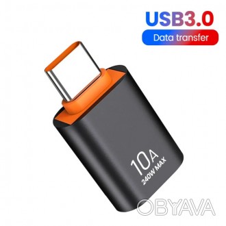 OTG переходник питания до 10 Ампер USB 3.0 - Type C, Protech AC053 – позволит пр. . фото 1