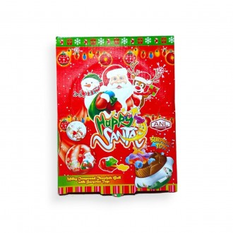 Шоколадный шарик со сюрпризом ANL Happy Santa (Турция) 24 шт.
. . фото 4