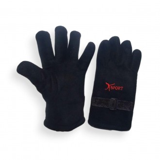 Теплі захисні рукавички на подвійному флісі Рукавиці зимові для риболовлі/полюва. . фото 3
