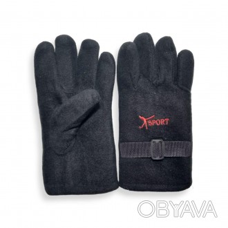 Теплі захисні рукавички на подвійному флісі Рукавиці зимові для риболовлі/полюва. . фото 1