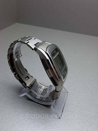 Кварцовий наручний годинник, чоловічий, цифровий, корпус зі сталі та пластику, в. . фото 5
