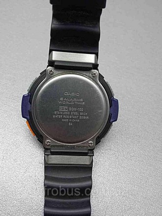 Кварцовий наручний годинник, чоловічий, цифровий, корпус: алюміній + пластик, бр. . фото 3