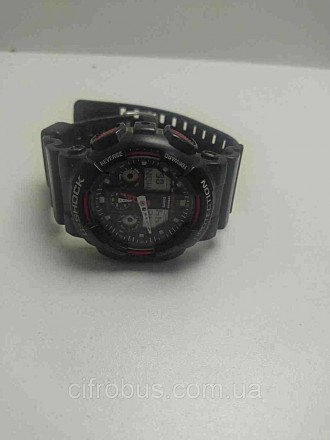 Цей кварцовий годинник із популярної лінійки G-Shock має чорний протиударний кор. . фото 2