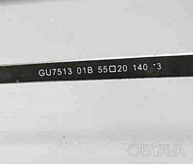 Жіночі окуляри GUESS GU7513 01B 55 із золотистими завушниками форма котяче око
В. . фото 1