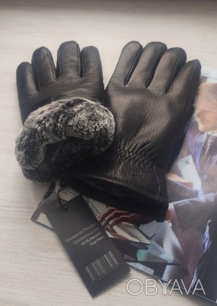 
 
 Мужские кожаные перчатки из оленьей кожи.
Материал верха: натуральная кожа;
. . фото 1