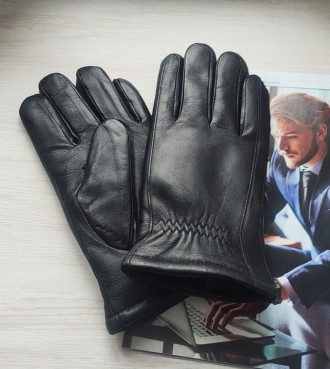 
 
 Чоловічі зимові шкіряні теплі перчатки рукавиці
Матеріал верху: натуральна ш. . фото 3