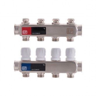 Коллекторные балки отопления с термостатическими клапанами EP.S1100 (корпус из н. . фото 2