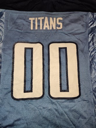 Футболкa, jersey Reebok NFL Tennessi Titans, размер-S, длина спереди -64см, сзад. . фото 8