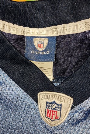 Футболкa, jersey Reebok NFL Tennessi Titans, размер-S, длина спереди -64см, сзад. . фото 6