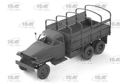 Збірна модель американського вантажного автомобіля Studebaker US6, ICM 35511. У . . фото 4
