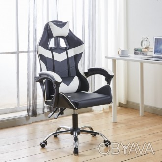 Кресло геймерское Bonro BN-810 черное с белыми вставками
Замечательное кресло ге. . фото 1